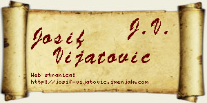 Josif Vijatović vizit kartica